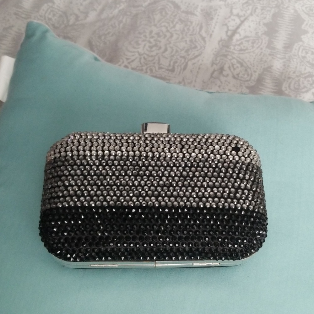 Crystal clutch hand bag